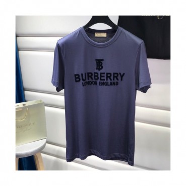 Burberry 2019 Mens Logo Cotton Short Sleeved Tshirt - 버버리 남성 로고 코튼 반팔티 Bur0825x.Size(m 
