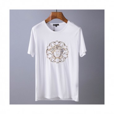 Versace 2019 Mens Printing Short Sleeved Tshirt - 베르사체 남성 프린팅 반팔티 Ver0254x.Size(m 