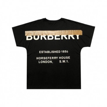 Burberry 2019 Mens Logo Cotton Short Sleeved Tshirt - 버버리 남성 로고 코튼 반팔티 Bur0816x.Size(xs 
