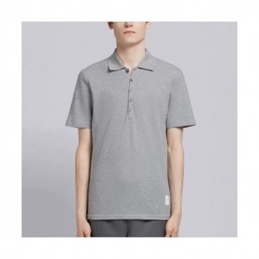 Thom Browne 2019 Mens Strap Polo Cotton Short Sleeved Tshirt - 톰브라운 남성 스트랩 폴로 코튼 반팔티 Tho0088x.Size(m 