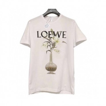 Loewe 2019 Mm/Wm Logo Cotton Short Sleeved Tshirt - 로에베 남자 로고 코튼 반팔티 Loe0022x.Size(s 