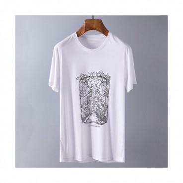 [매장판]Alexander Mcqueen 2019 Mens Logo Cotton Short Sleeved Tshirt - 알렉산더맥퀸 남성 코튼 반팔티 Qeen0064x.Size(m 