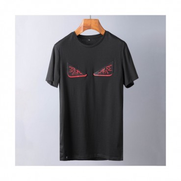 Fendi 2019 Mens Monster Eyes Short Sleeved Tshirt - 펜디 남성 몬스터 아이즈 반팔티 Fen0259x.Size(m 
