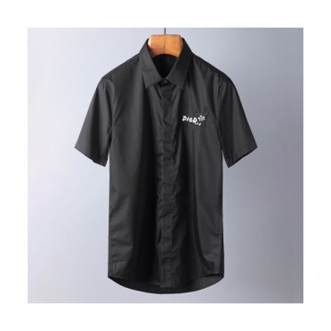 Christian Dior 2019 Mens Slim Fit Logo Cotton Short Sleeved Tshirt - 크리스챤 디올 남성 슬림핏 로고 코튼 반팔티셔츠 Dio0264x.Size(m 