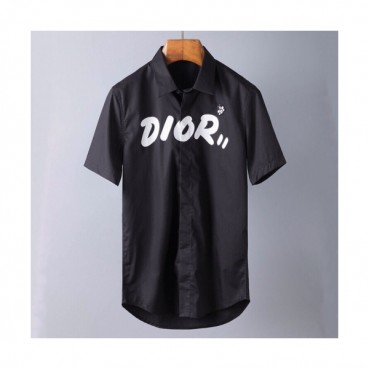 [매장판]Dior 2019 Mens Slim Fit Logo Cotton Short Sleeved Tshirt - 디올 남성 슬림핏 로고 코튼 반팔티셔츠 Dio0260x.Size(m 