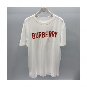 Burberry 2019 Mm/Wm Classic Logo Cotton Short Sleeved Tshirt - 버버리 남자 클래식 로고 코튼 반팔티 Bur0784x.Size(s 