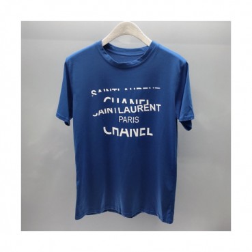Chanel 2019 Mens Logo Printing Crew-neck Cotton Short Sleeved Tshirt 