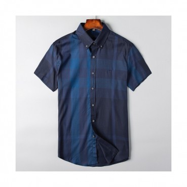 Burberry 2019 Mens London Check Cotton Short Sleeved Tshirt - 버버리 남성 런던 체크 코튼 반팔티셔츠 Bur0769x.Size(s 