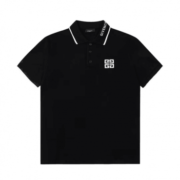 Givenchy 2024 Mens Logo Polo Cotton Short Sleeved Tshirt - 지방시 남성 로고 폴로 코튼 반팔티 Giv0138x.Size(xs 