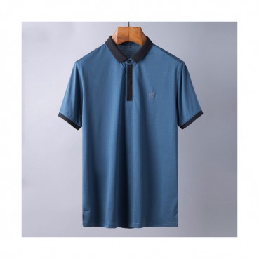 Dolce&Gabbana 2019 Mens Crown Polo Short Sleeved Tshirt - 돌체앤가바나 남성 크라운 폴로 반팔티 Dol0205x.Size(m 