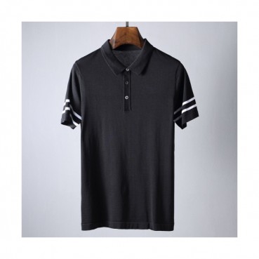 Ermenegildo Zegna  2019 Mens Business Polo Short Sleeved T-shirt 