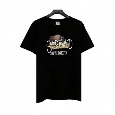 Vetements 2019 Mm/Wm South Dakoda Cotton Short Sleeved Tshirt - 베트멍 남자 프린팅 코튼 반팔티 Vet0021x.Size(s 