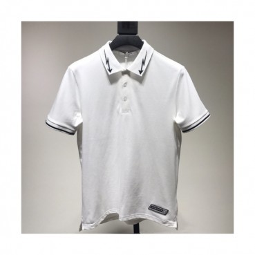 Givenchy 2019 Mens Logo Polo Cotton Short Sleeved Tshirt - 지방시 남성 로고 폴로 코튼 반팔티 Giv0125x.Size(m 