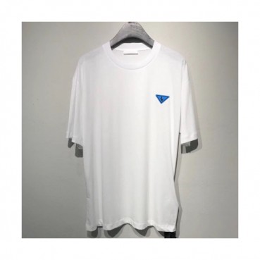 [추가할인]Prada 2019 Mens Logo Cotton Short Sleeved T-shirt 