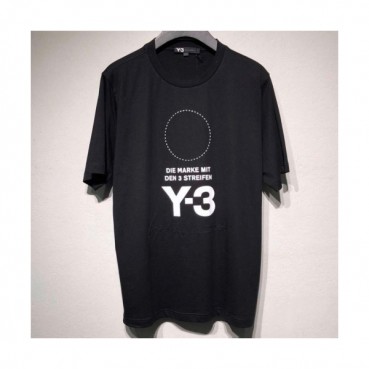 Y-3 2019 Mens  Logo Printing Cotton Short Sleeved Tshirt 