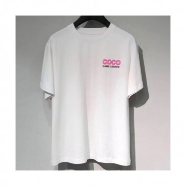 [추가할인]Chanel 2019 Mm/Wm CC Logo Printing Crew-neck Cotton Short Sleeved Tshirt 