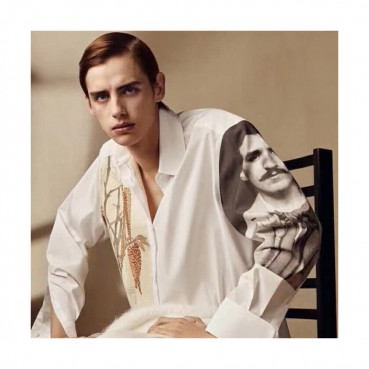 Loewe 2019 Mens Cajual Cotton Tshirt - 로에베 남성 캐쥬얼 코튼 티셔츠 Loe0047x.Size(s 
