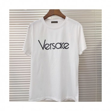 Versace 2019 Mens Logo Cotton Short Sleeved Tshirt - 베르사체 남성 로고 코튼 반팔티 Ver0207x.Size(m 
