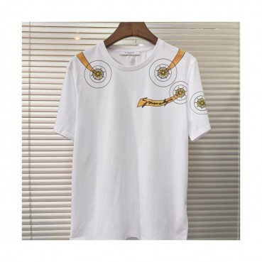 Givenchy 2019 Mens Printing Crew-neck Cotton Short Sleeved Tshirt 