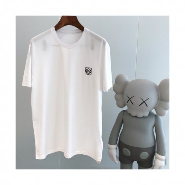 Loewe 2019 Mens Logo Cotton Short Sleeved Tshirt - 로에베 남성 로고 코튼 반팔티 Loe0045x.Size(s 