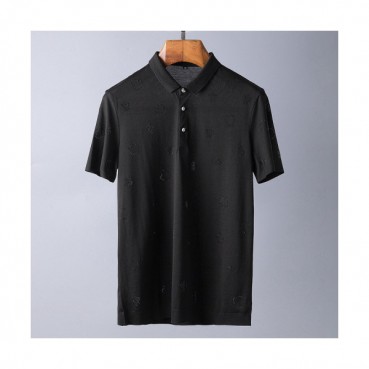 Mocler 2019 Mens Business Polo Cotton Short Sleeved T-shirt 