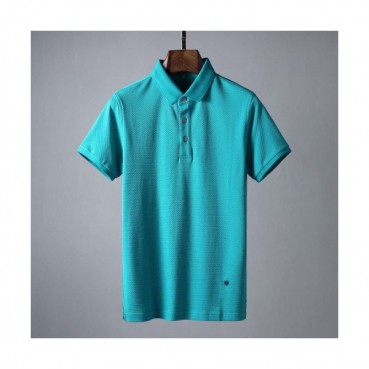 Ermenegildo Zegna  2019 Mens Business Polo Cotton Short Sleeved T-shirt 