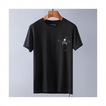 Mastermind Japan 2019 Mens Cruz Skull Cotton Short Sleeved T-shirt 