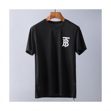 Burberry 2019 Mens Printing Logo Cotton Short Sleeved T-shirt 