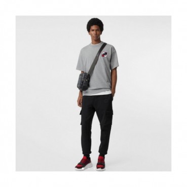 Burberry 2019 Mens Embroidery Logo Cotton Short Sleeved Tshirt - 버버리 남성 자수 로고 코튼 반팔티 Bur0628x.Size(m 