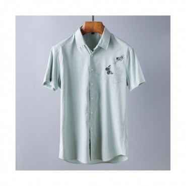 Valentino 2019 Mens Embroidery Slim Fit Cotton Short Sleeved Tshirt - 발렌티노 남성 자수 슬림핏 코튼 반팔티셔츠 Val0207x.Size(m 