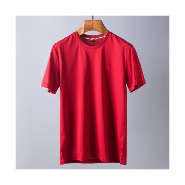 Burberry 2019 Mens Embroidery Logo Cotton Short Sleeved Tshirt - 버버리 남성 자수 로고 코튼 반팔티 Bur0626x.Size(m 