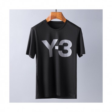 Y-3 2019 Mens  Logo Printing Cotton Short Sleeved Tshirt 
