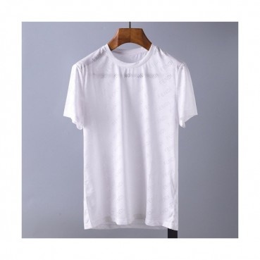 Fendi 2019 Mens Initial Logo Short Sleeved T-shirt 