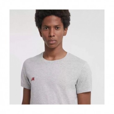Burberry 2019 Mens Embroidery Logo Cotton Short Sleeved Tshirt - 버버리 남성 자수 로고 코튼 반팔티 Bur0606x.Size(m 