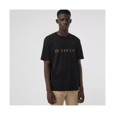 Burberry 2019 Mens Embroidery Logo Cotton Short Sleeved Tshirt - 버버리 남성 자수 로고 코튼 반팔티 Bur0589x.Size(m 