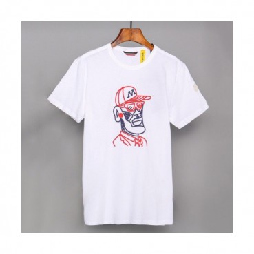 Burberry 2019 Mens Embroidery Logo Cotton Short Sleeved Tshirt - 버버리 남성 자수 로고 코튼 반팔티 Bur0576x.Size(m 
