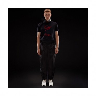 Mocler 2019 Mens Embroidery Logo Cotton Short Sleeved T-shirt 