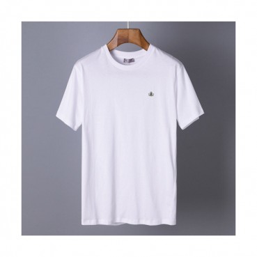 Dior 2019 Mens Honeybee Logo Cotton Short Sleeved T-shirt 