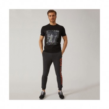 Emporio Armani 2019 Mens Crew - neck Cotton Short Sleeved Tshirt 