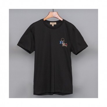 Burberry 2019 Mens Embroidery Logo Cotton Short Sleeved Tshirt - 버버리 남성 자수 로고 코튼 반팔티 Bur0559x.Size(m 