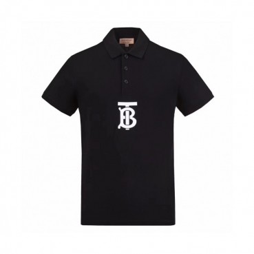 Burberry 2019 Mm/Wm Logo Crew - neck Cotton Short Sleeved T