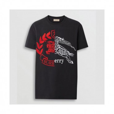 Burberry 2019 Mens Signature Logo Cotton Short Sleeved Tshirt - 버버리 남성 시그니처 로고 코튼 반팔티 Bur0540x.Size(m 