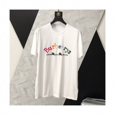 Burberry 2019 Mens Crew -neck Cotton Short Sleeved Tshirt 