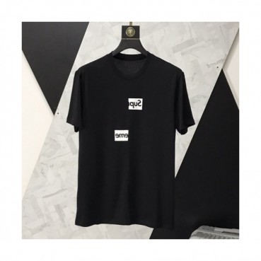 Supreme 2019 Mens Crew - neck Cotton Short Sleeved Tshirt 