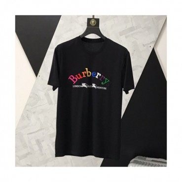 Burberry 2019 Mens Crew -neck Cotton Short Sleeved Tshirt 