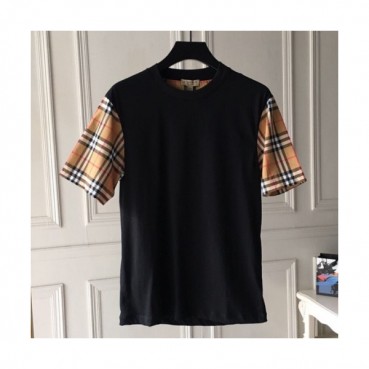 Burberry 2019 Mens Crew -neck Cotton Short Sleeved T