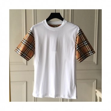 Burberry 2019 Mens Crew -neck Cotton Short Sleeved T