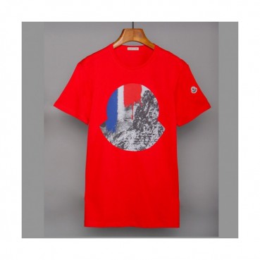 Mocler 2019 Mens Crew - neck Cotton Short Sleeved Tshirt 