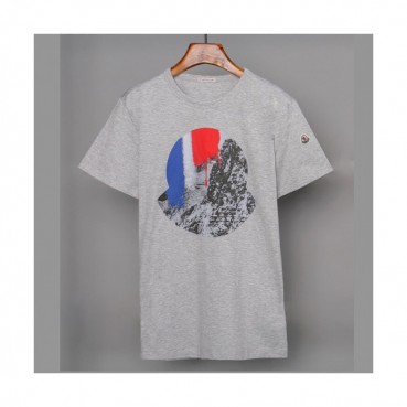 Mocler 2019 Mens Crew - neck Cotton Short Sleeved Tshirt 