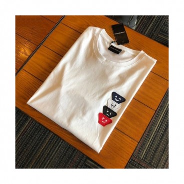 Emporio Armani 2019 Mens Crew - neck Cotton Short Sleeved Tshirt 